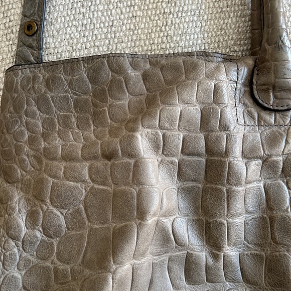 Liebeskind Chelsea Croc Embossed Leather Tote - Picture 7 of 11